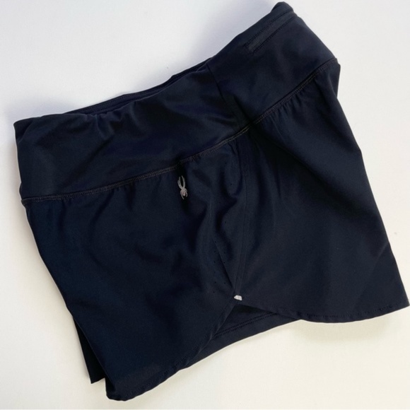 (SOLD)Spyder Women’s Active Gym Shorts Bike Short Liner Black Medium - Picture 3 of 8